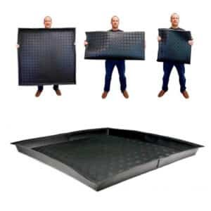 Bandeja Flexible 120 x 120 x 10 cm.