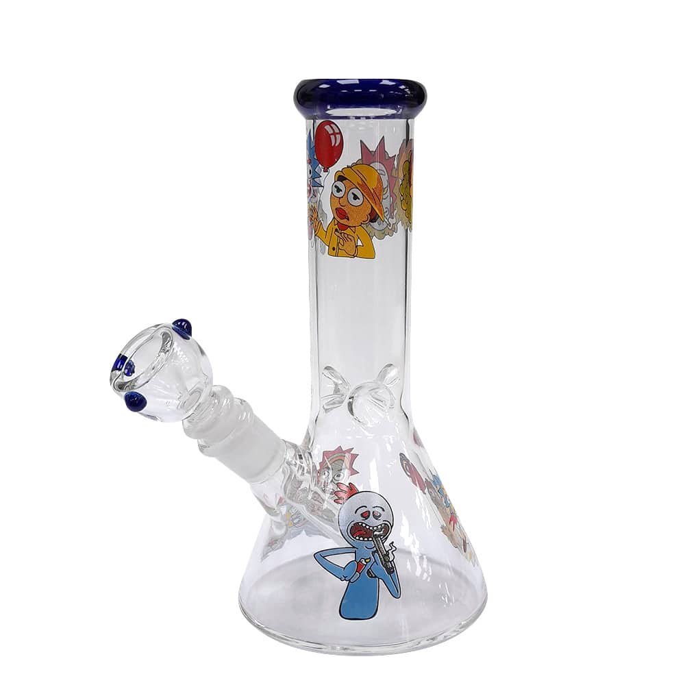 Bong Cristal Ice Ricky & Morty 21 cm. #2