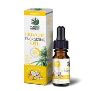 CBD Oil Plant of Life Remedy Coco Energizing 15% CBD 15% CBG 10ml .