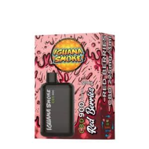 CBD Vaper Iguana Smoke 900 Red Berries 3 ml.