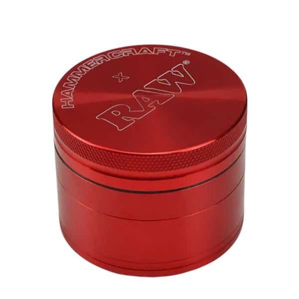 Grinder Polinizador Metal Raw Gift Box 63 mm. Red
