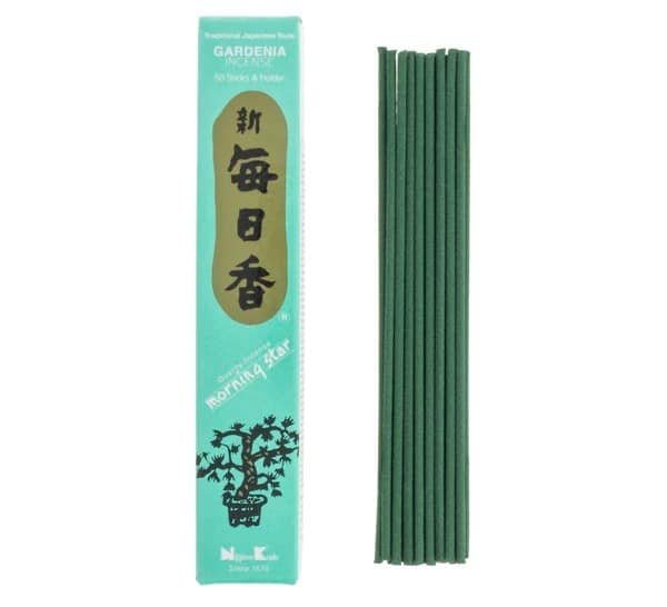 Incienso Morning Star Gardenia 50 Sticks & Holder