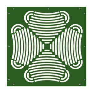 Oruga Verde Rejilla Verde 10 mm