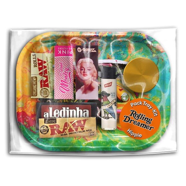 . Pack Tray Kit 18x14 cm. Rolling Dreamer Hippie