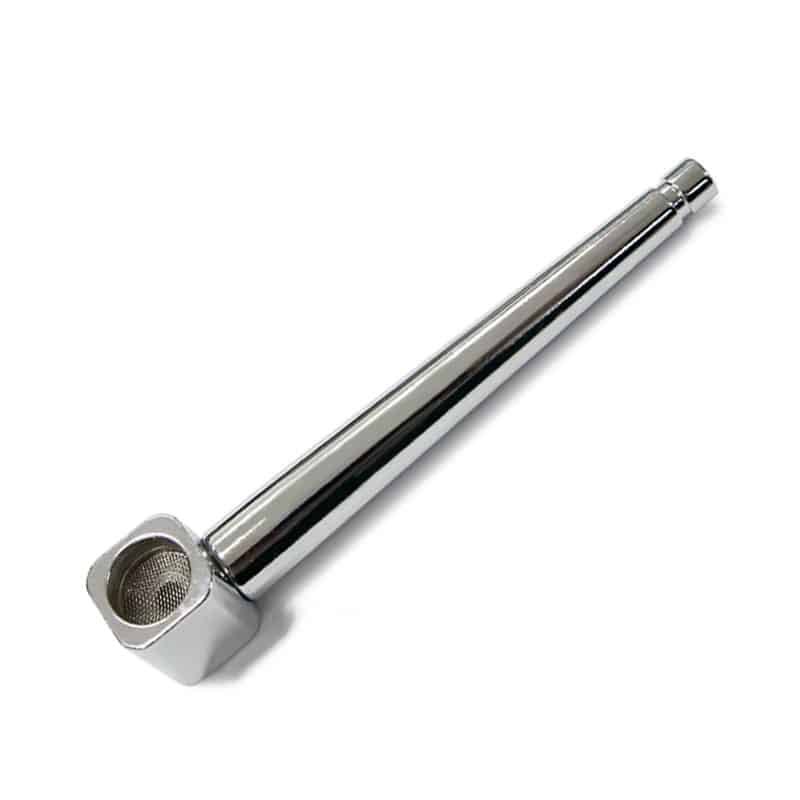 Pipa Metal Roller Cones Silver 95 mm.
