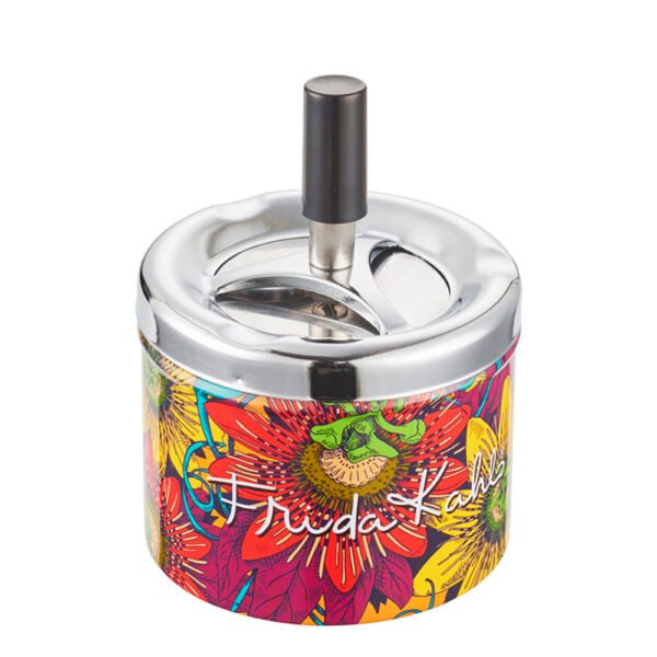 Cenicero Metal Presion Frida Colection 90 mm. Mix Color - Imagen 2